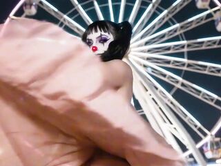 Mad Clown Sluts Get Pounded in the Theme Park [AI Generated]