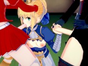 FATE FUTA Nero Claudius and MHX Spitroast Saber