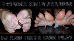 Riri Lunara's Special After Polish Nail Treatment - Natural Nails FJ and Thick Cum Mask