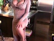 Bigtitted post op beauty enjoys masturbating
