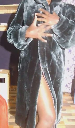 Fur coat