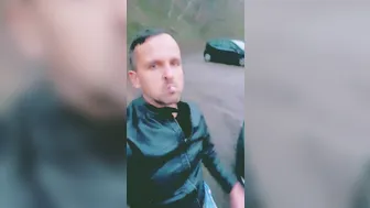 Exhibitionist Hunk Outdoor Cruising Blowjob and Cumshot