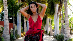 Charming Latin Katherinne Sofia posed naked & showed her bombshell body