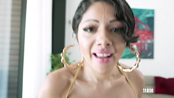 Petite milf Daya Dare takes big cock in taboo stepmom anal