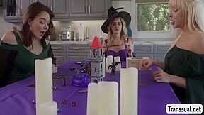 Teen 18+ Blonde Hide Under The Table And Suck 2 Dicks 10 Min