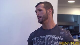 European office hotties denis vega and enzo rimenez get down and dirty in anal bareback action on menatplay