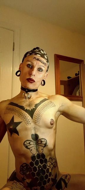 Brown Bitch on Mini Dress