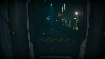 a bitch in a deserted alley was fucked and impregnated with sperm