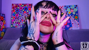 NOSE FETISH DEEDEELOVE GOTHIC BEAUTY GIRL