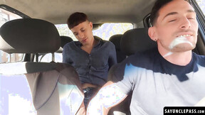 Ayun XXX gives his sexy driver Matt Vi a deep & hard prick ride