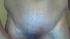 Ebony Bodybuilder Demarcus Plays with His Dick