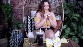 Scarlett Venom: 7 Burger Belly Stuffing - MP4 sd