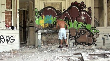 twink fucked by 2 XXL COCK and a pervert olf guy masturbate