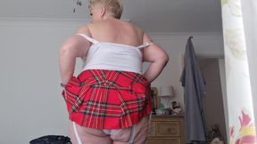 Tartan Womaniser Stocking and Pussy Play