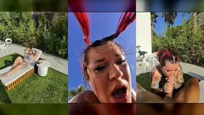 sabien demona rides bbc raw & wet — pov
