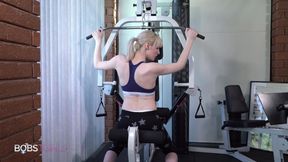 TS Lianna Lawson strokes in the gym