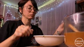 26 Ignoring You While Eating a Salad