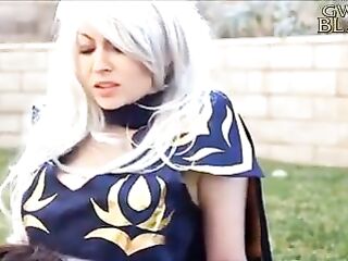 Ashe and Caitlyn League of Legends Lesbian Cosplay Porn