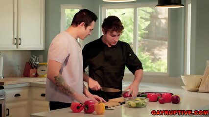 Jayden Marcos takes his cooking teacher in his room for some fun