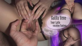 GATITA VEVE - Your Latin vacation Fantasy - Massage n Fingering Treatment *4K*