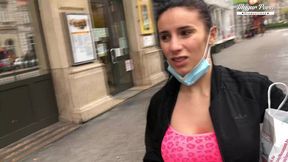 public blowjob in the car featuring nelly kent