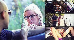 Halle Von Must Endure Domination, Outdoor Rough Sex & Bondage for a Ride - HelplessTeens