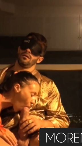My stepdad loves to eat my tight virgin pussy and I give deep blowjob for his huge cock   Clip 2