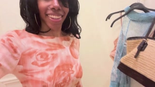 Fitting Room Try On Haul - Transparent Clothes.