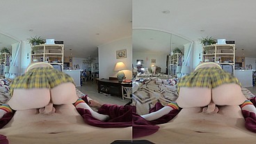 big booty stepdaughter bounces on stepdaddys cock until it explodes