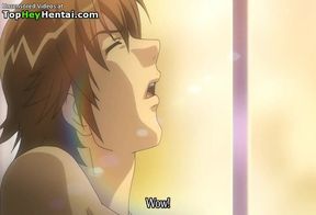 Hot lady in stockings satisfies horny guy