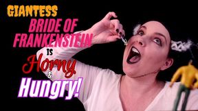 Giantess Bride Of Frankenstein Is Hungry And Horny - MP4