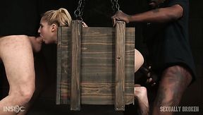 Horny master has Odette Delacroix locked away in a wooden box