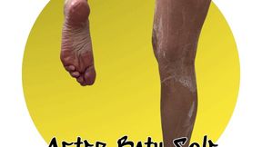 BRATTY TICKLES- After Bath Rinse Sole Show in the shower