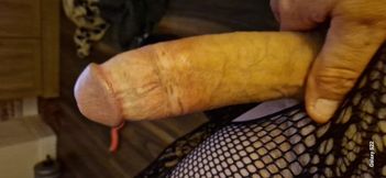 Wanking my cock