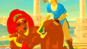 Link & Urbosa Engage in Erotic 3D Anime Action With Monster Elements