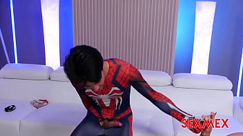 SEXMEX - NO SPIDEY TO THE RESCUE  BLONDE EDITION! . Emily Thorne
