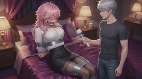 Bondage Stories #132B: Confession of Silken Restraints and Gasping Ecstasy (Animated)