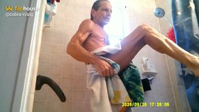 9-26-26 Naked After Tan Shower and Big Bad Leroy Brown Gets a Ride