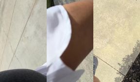 White shirt dick print showing through see-through clothes