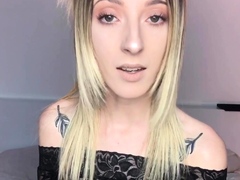 Blonde teen Sierras first erotic masturbation video