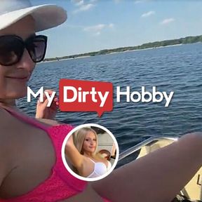 MyDirtyHobby - Busty Blonde Barbie_Brilliant Goes For A Boat Ride &amp; Gets 4 Orgasms And A Facial