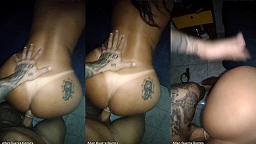 Chupeta e sexo Anal com a bunduda Alexia Firenze e lutador de MMA Allan Guerra Gomes