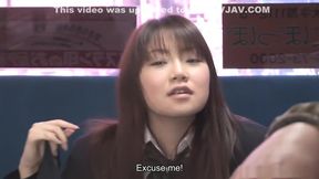 Yayoi Yoshino gets her sweet curves kneaded on the bus