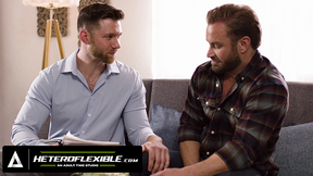 HETEROFLEXIBLE - Doc Caden Jackson Tempts Conflicted Hetero Bruce Jones Longing Assfuck - PART 1