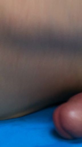 I'm stuck to my mat with my sticky precum   Clip 1
