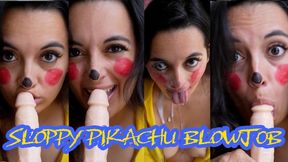 Sloppy Pikatchu Blowjob
