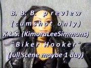 B.B.B. preview: K.L.S. "Biker Hooker" (cum only) WMV with slow-motion
