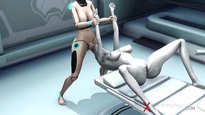 Uncensored Futa anal on the spaceship - 3DXPassiona Cartoon