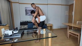 MARVIN ORDERING THE SLAVE TO CARRY HIM NOW - BY MARVIN TURNER AND LOUISE JONES - CLIP 4