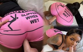 Caution, Slippery When Wet - He Just Had to Test Out That Theory